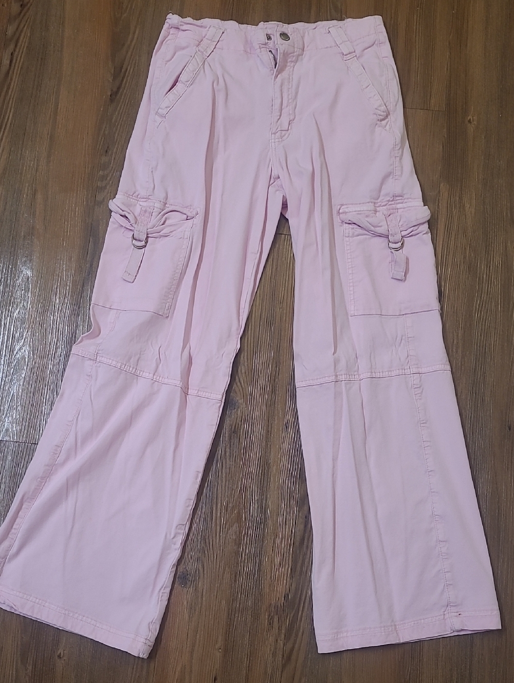 American Eagle Outfitters Pale Pink Stretch Pants